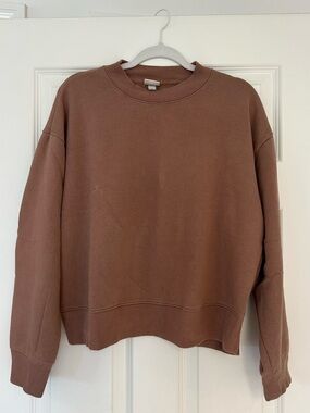 Mauve/Brown Crewneck Sweatshirt